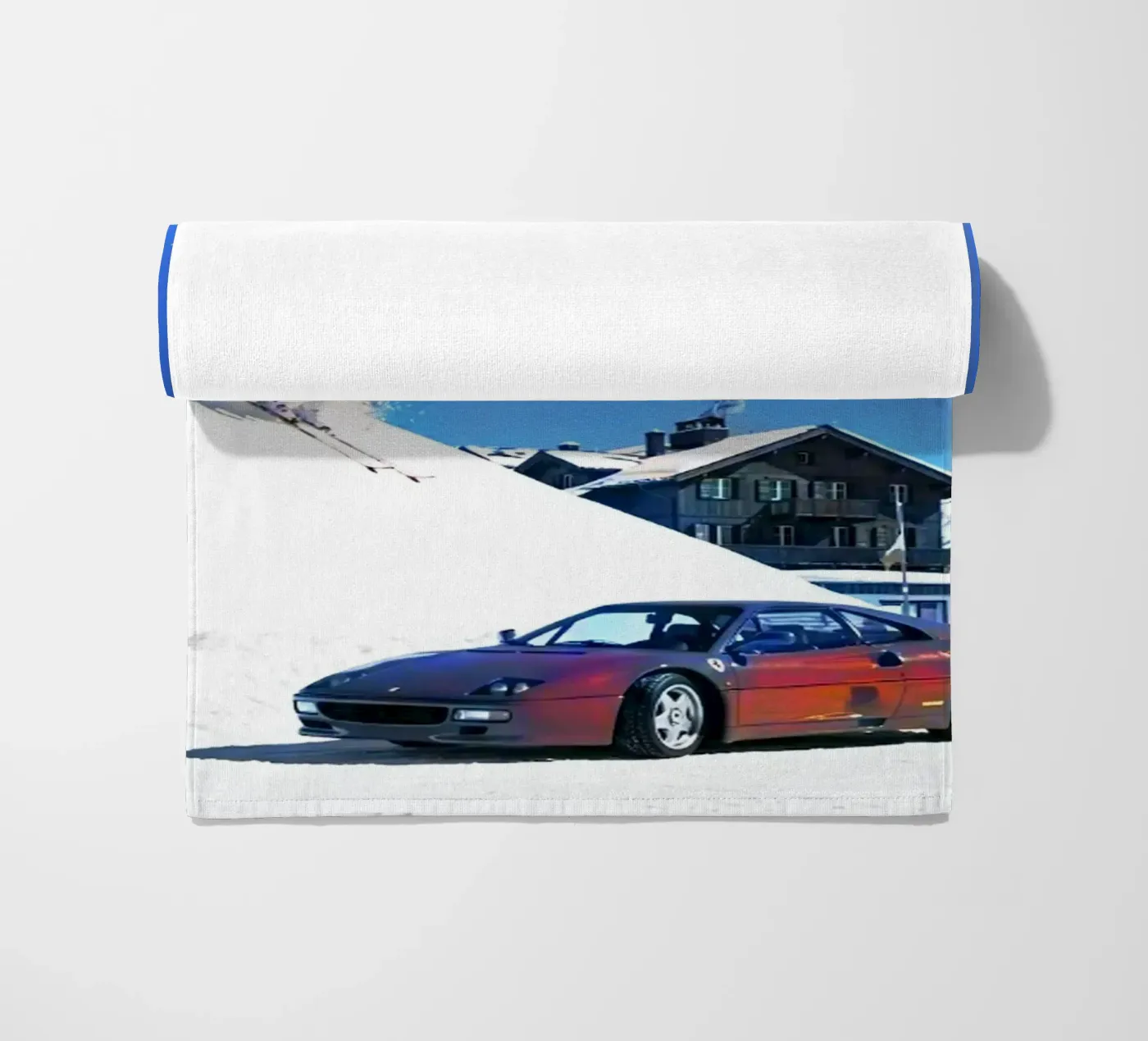 car and ski strandhanddoek van rapunsell