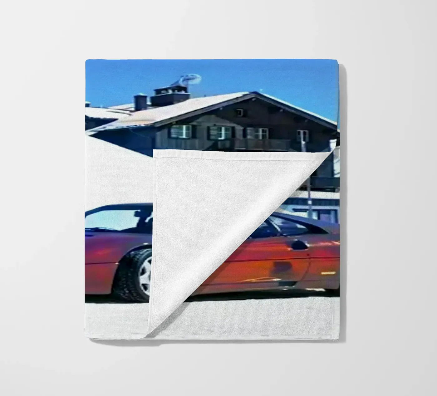 car and ski strandhanddoek van rapunsell