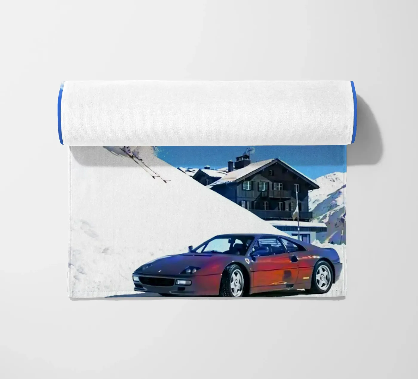car and ski strandhanddoek van rapunsell