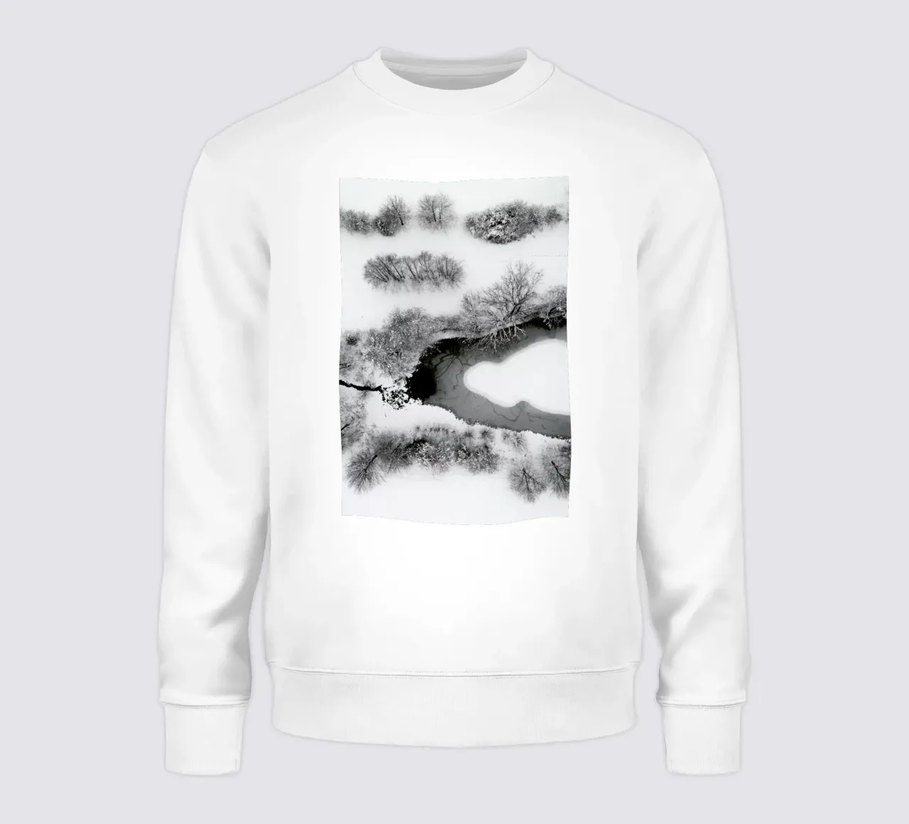 The Snowy Winter Wonderland Lake felpa da Studio Nahili