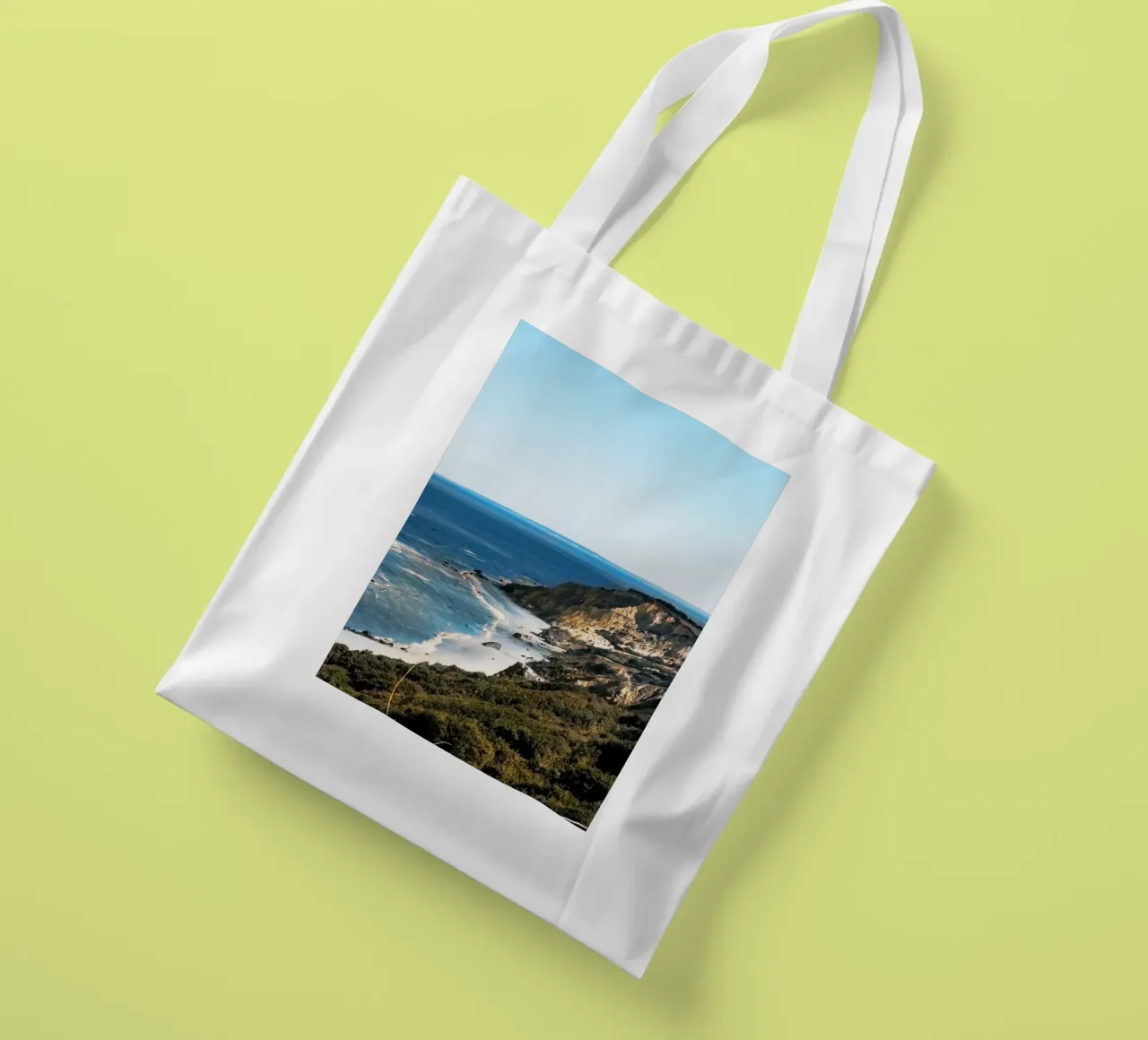 corallo sulla spiaggia borsa in juta da rapunsell