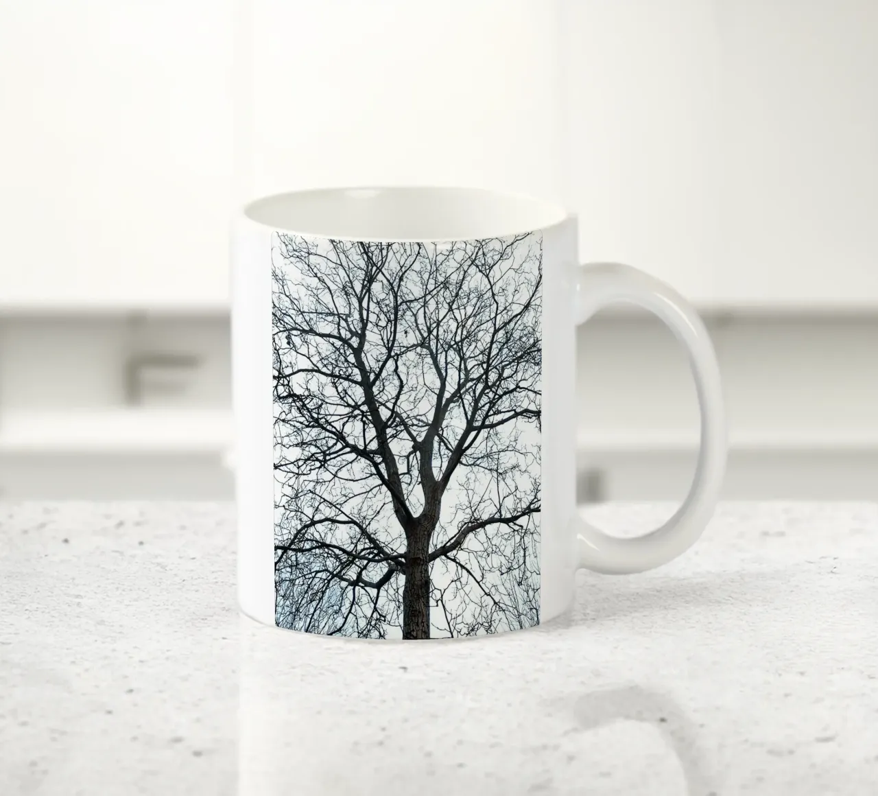 Alberi secchi tazza in ceramica da rapunsell
