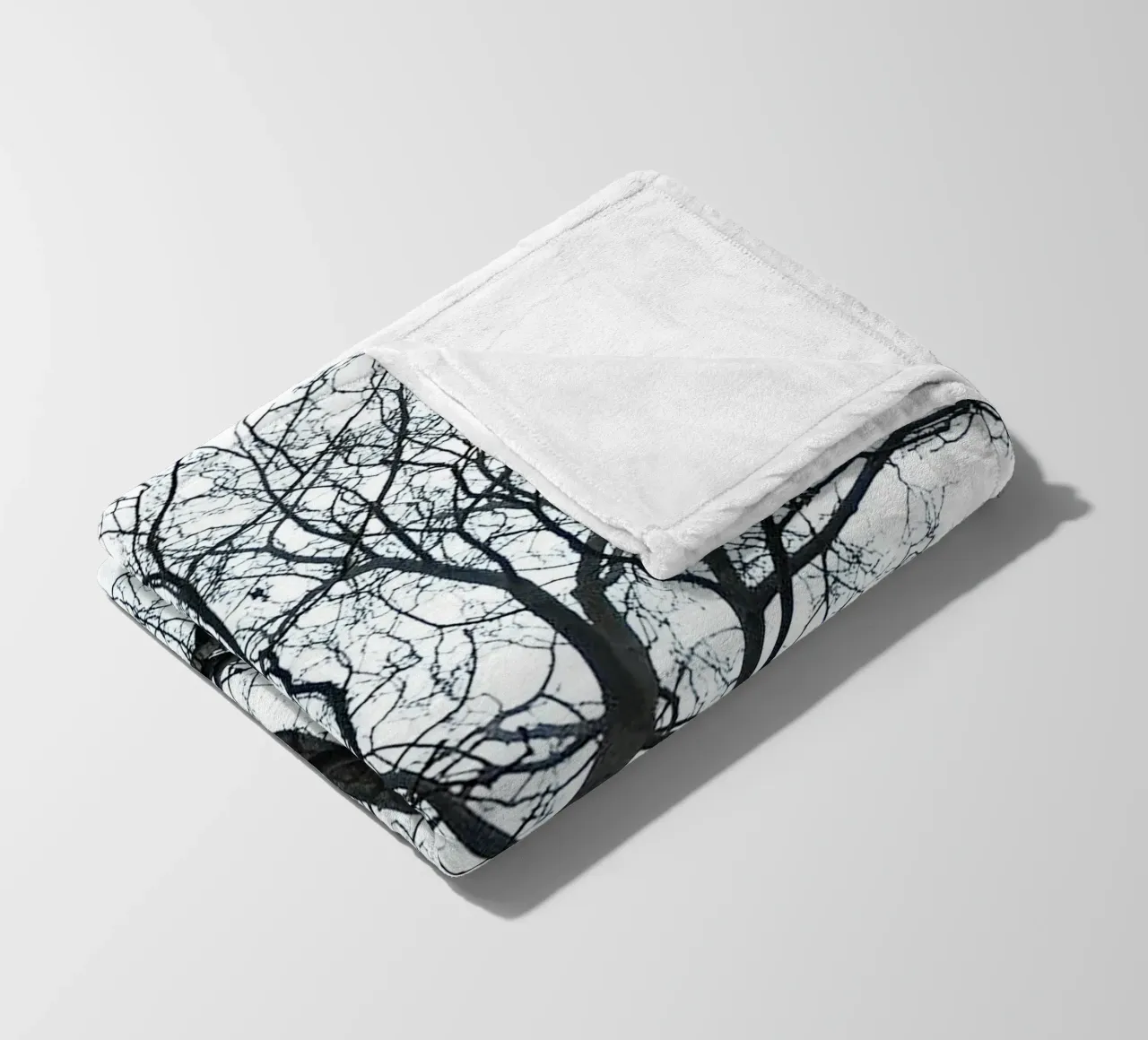 Alberi secchi coperta in pile da rapunsell