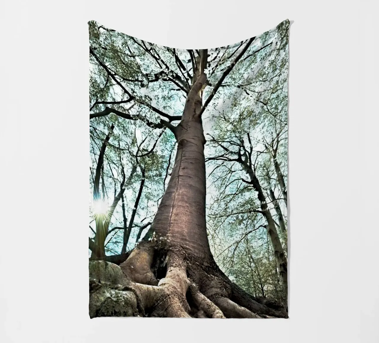 Waldbaum Fleecedecke von rapunsell