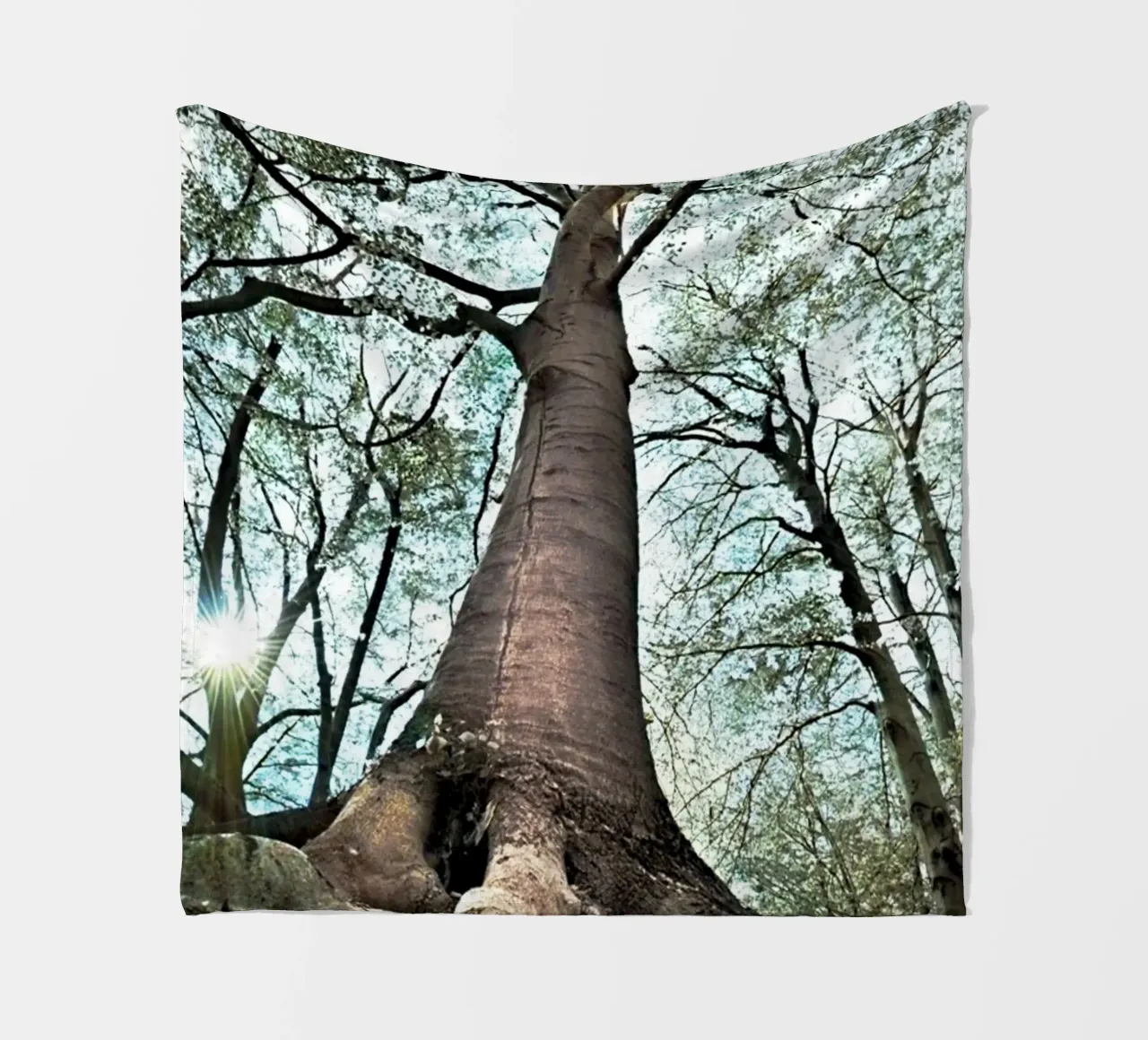 Waldbaum Fleecedecke von rapunsell