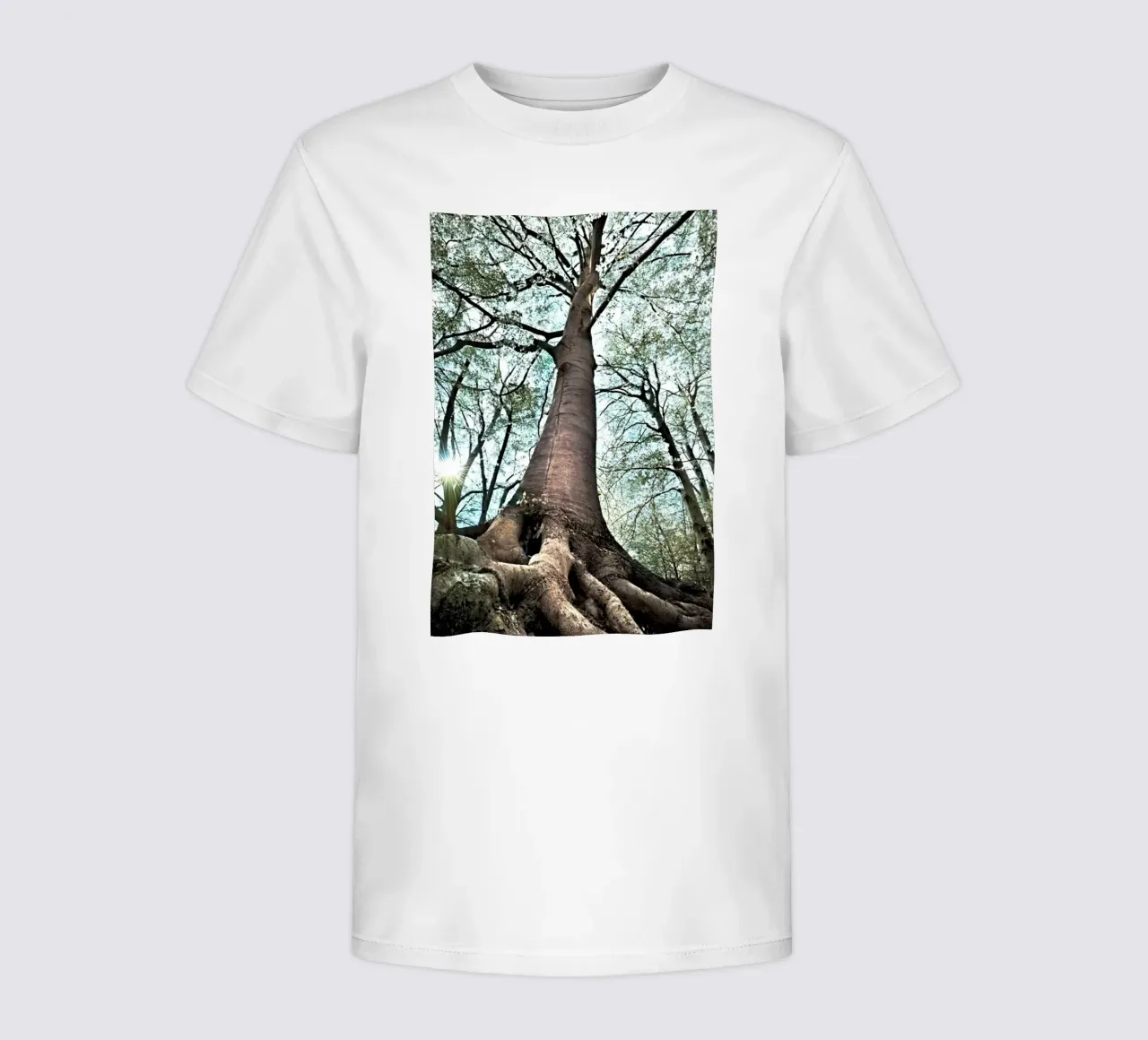 Albero della foresta t-shirt bambini da rapunsell