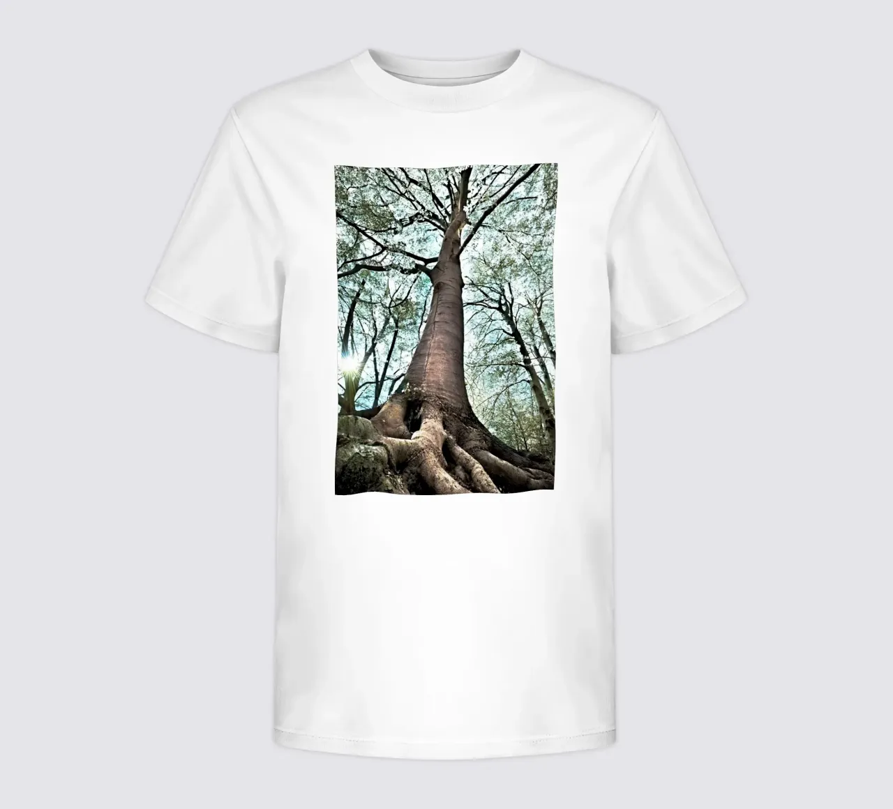 Albero della foresta t-shirt bambini da rapunsell