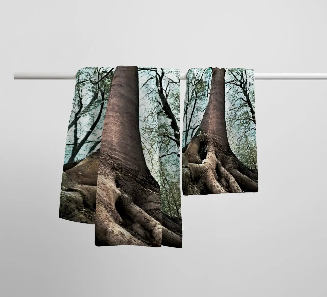 Forest Tree towel by rapunsell