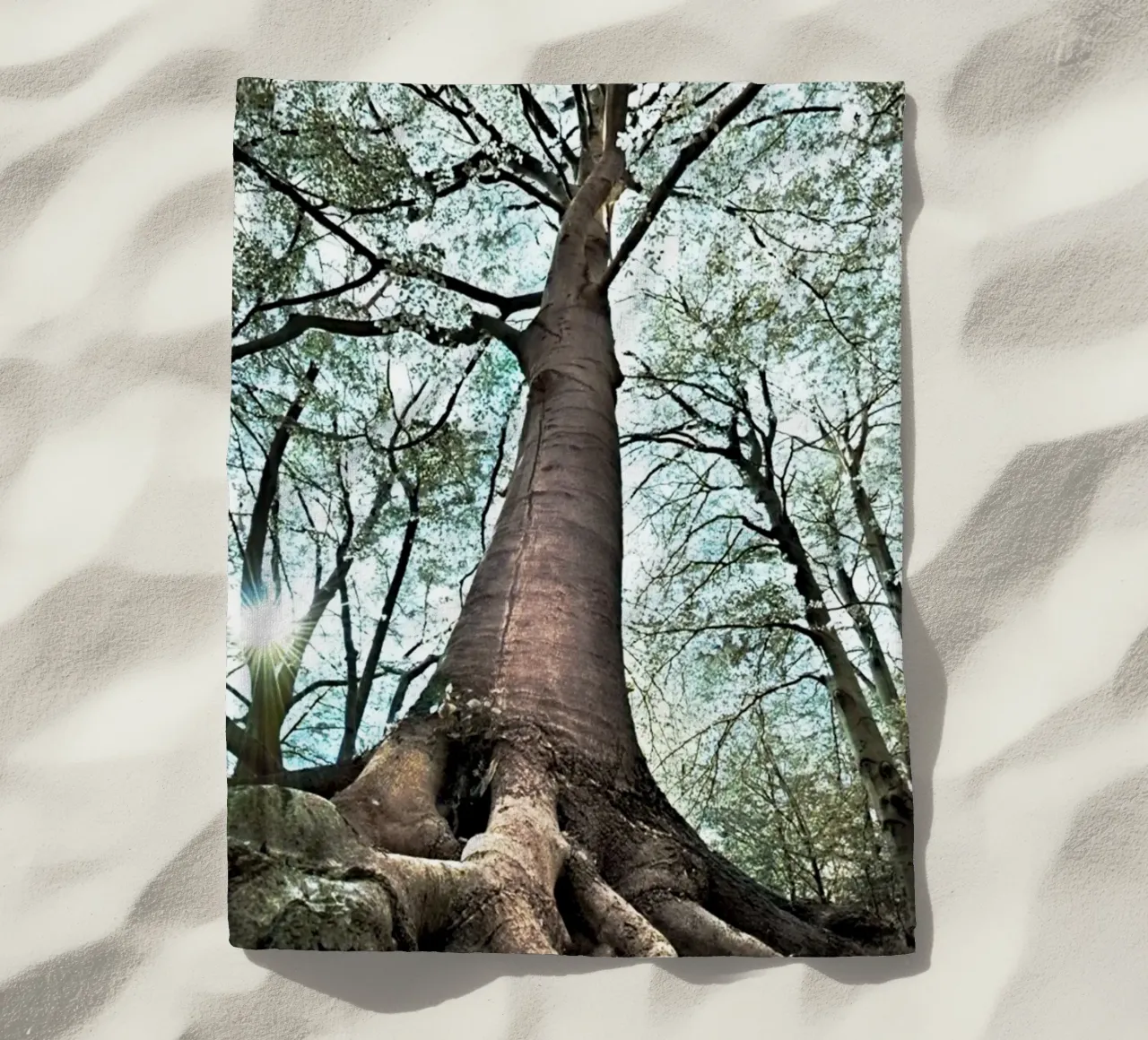 Albero della foresta telo mare da rapunsell