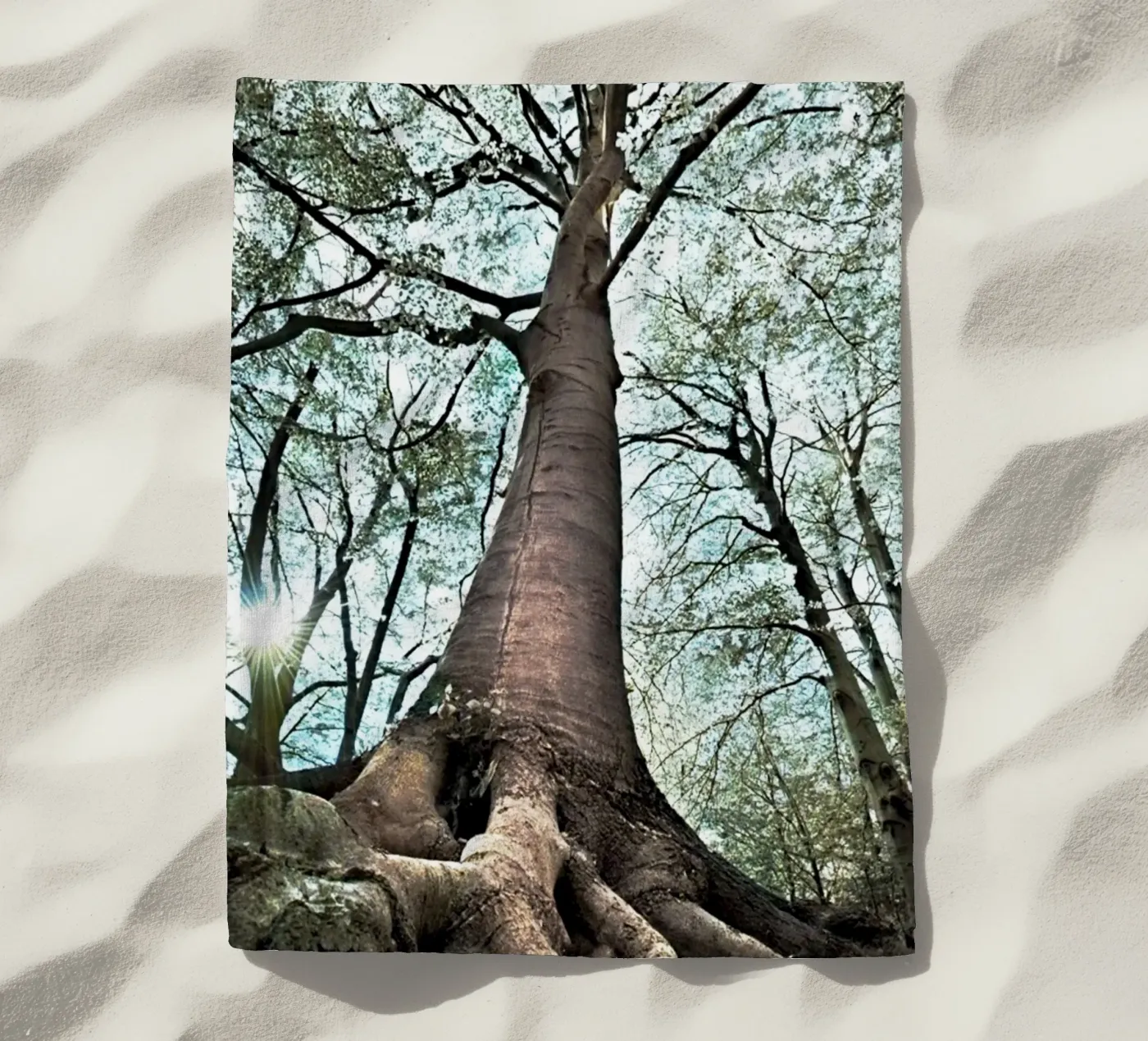 Forest Tree serviette de plage de rapunsell