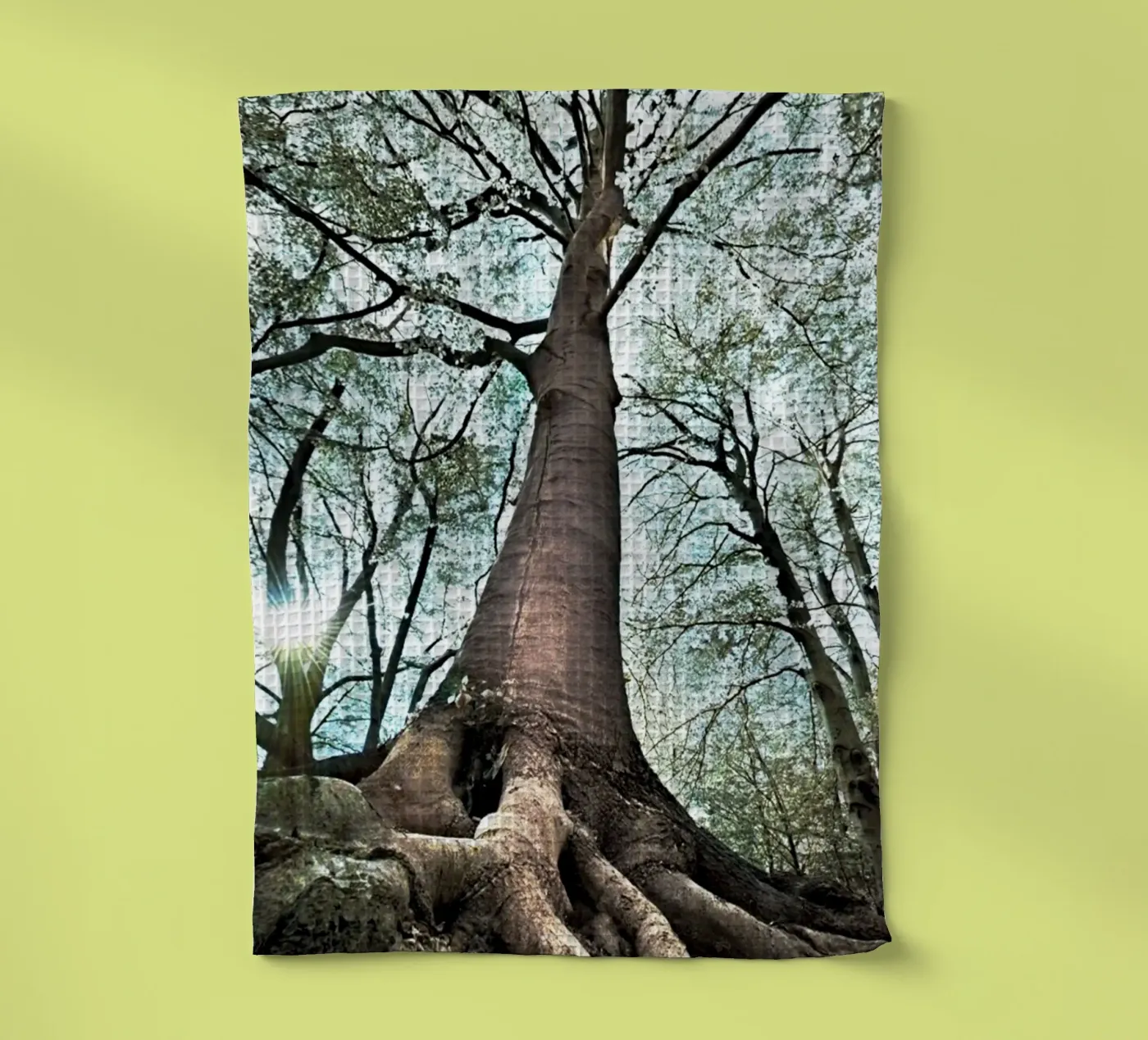 Arbre forestier torchon de rapunsell