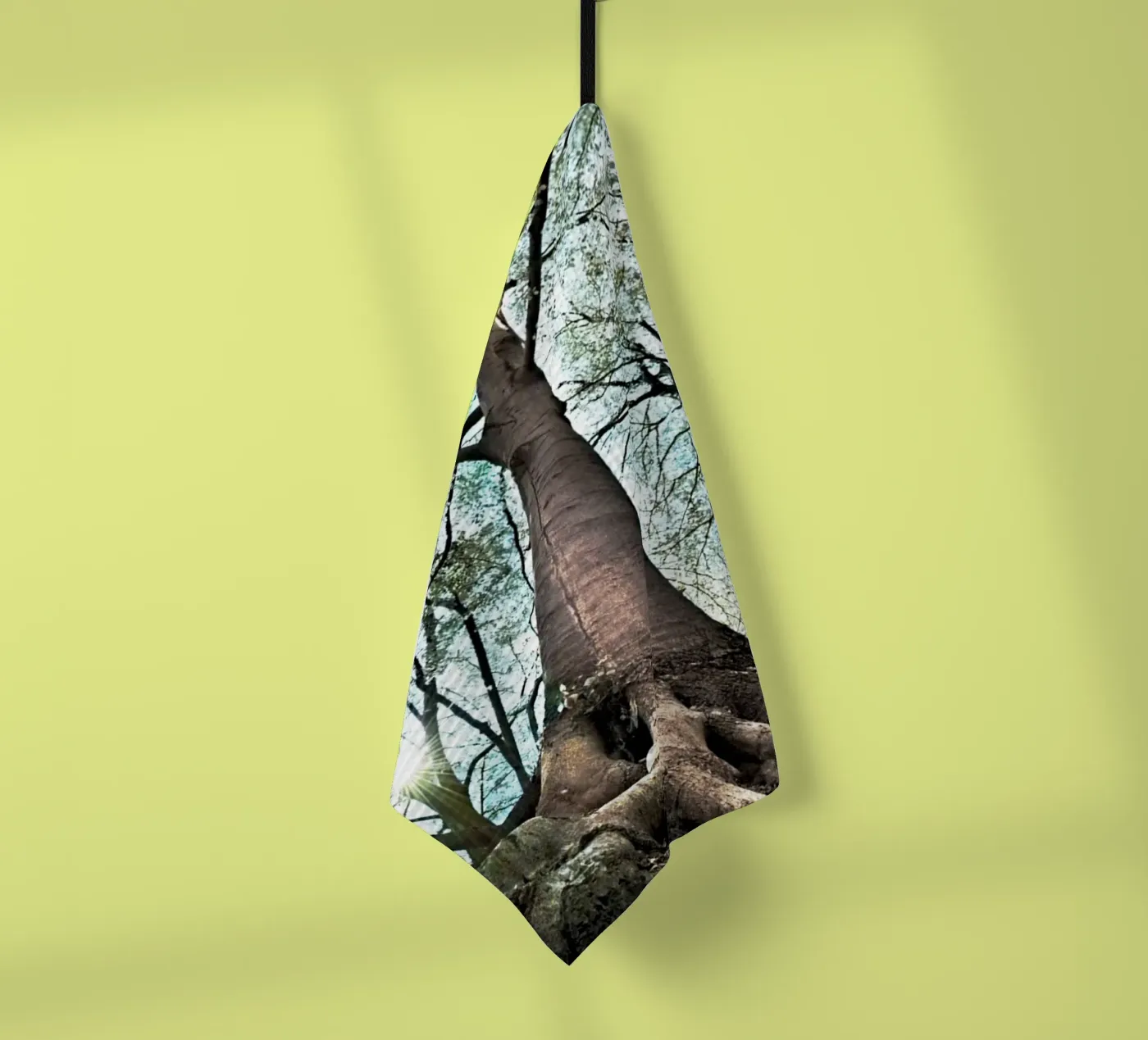 Arbre forestier torchon de rapunsell