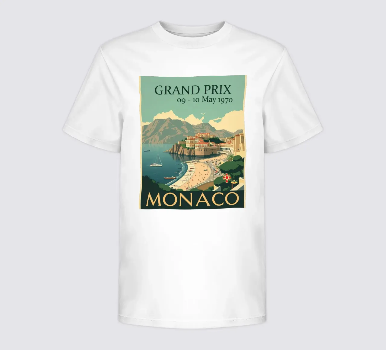 Monaco 1970th Classic kids t-shirt by HicksShop