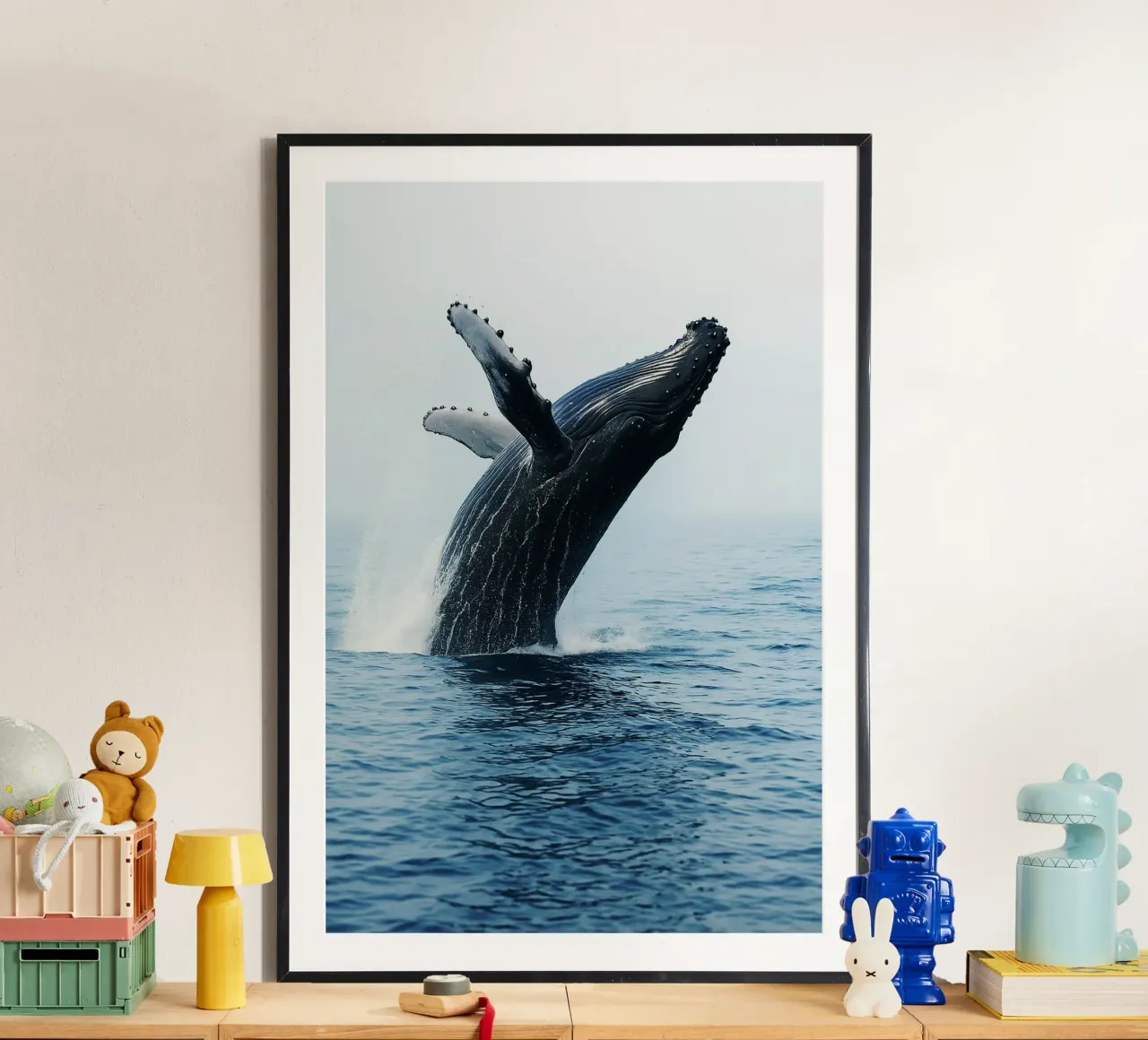 Fotografia del salto della megattera poster da rapunsell