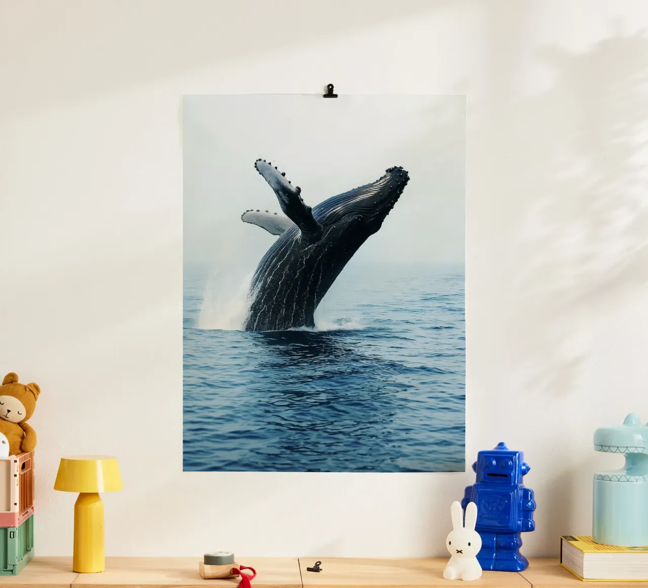 Fotografia del salto della megattera poster da rapunsell