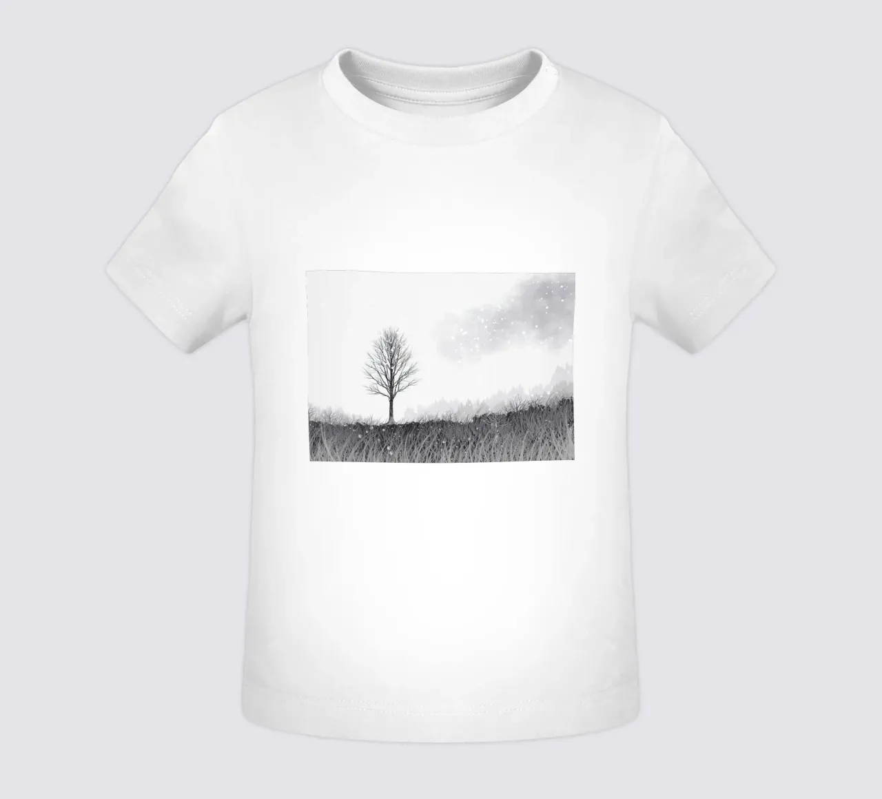 snow winter baby t-shirt by NEW LIFE