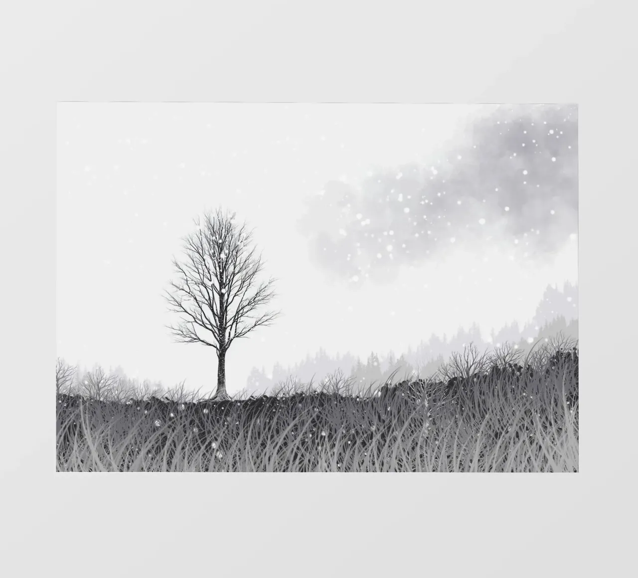 neve inverno pellicola backlit da NEW LIFE
