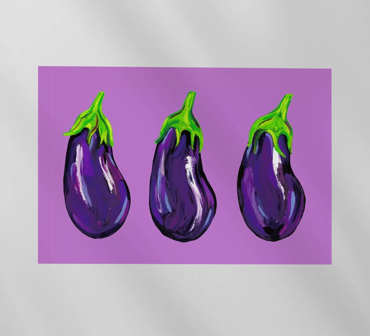 Aubergines On Purple pellicola backlit da Alice Straker