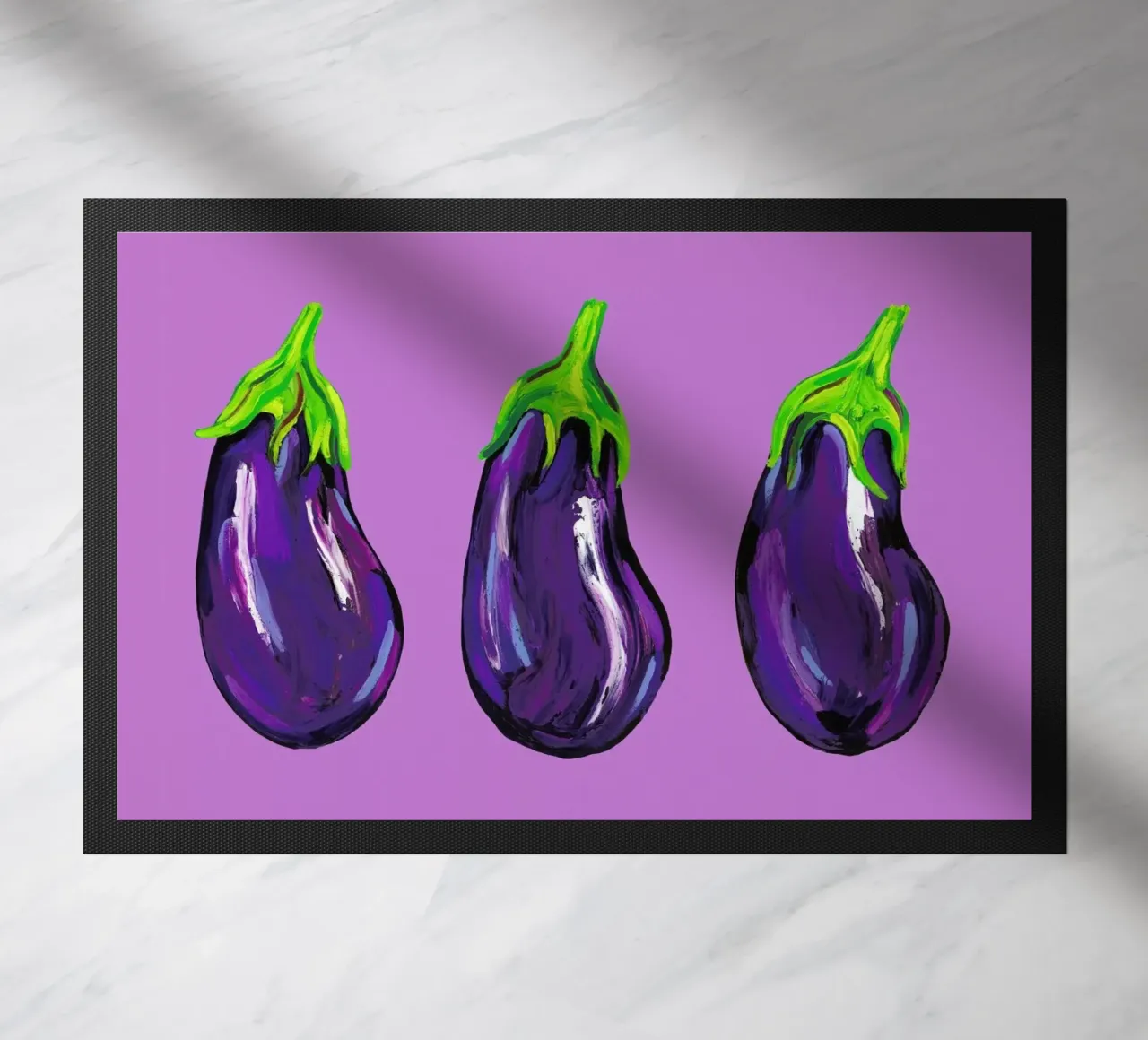 Aubergines On Purple zerbino da Alice Straker