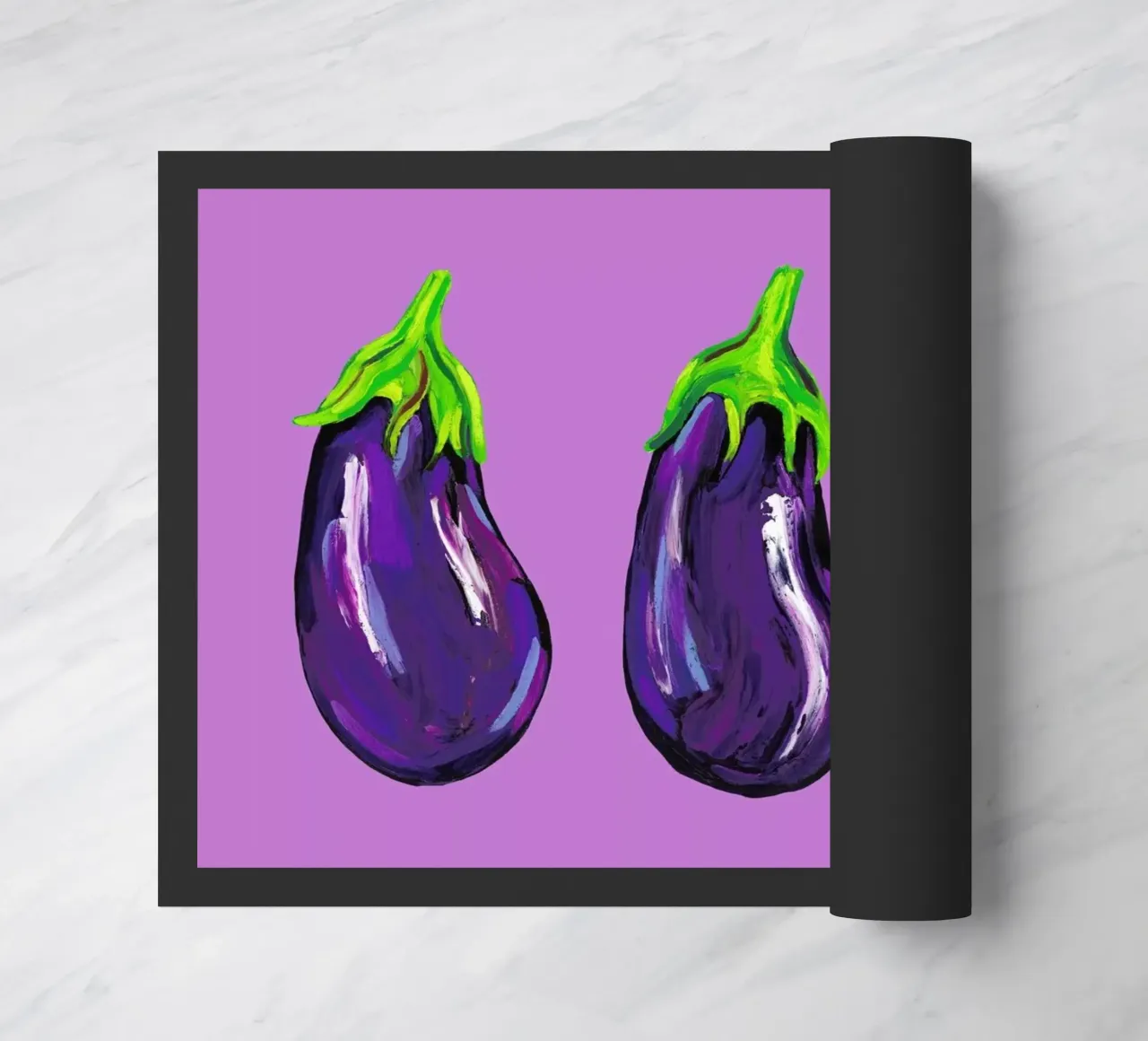 Aubergines On Purple zerbino da Alice Straker