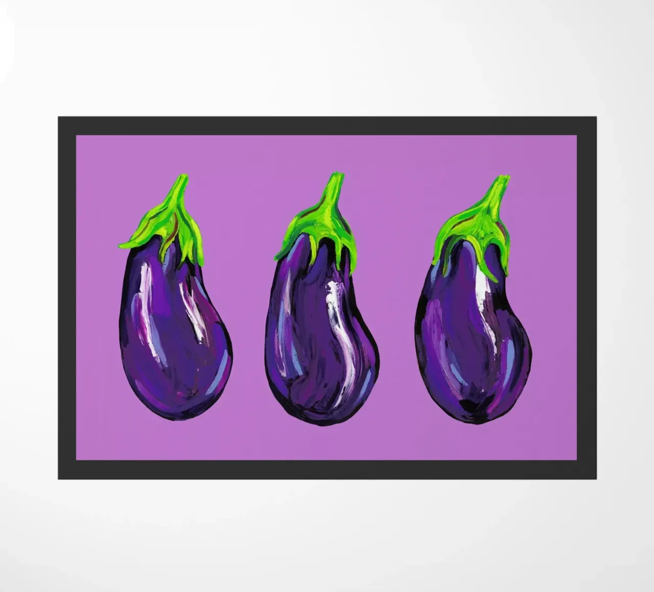 Aubergines On Purple zerbino da Alice Straker