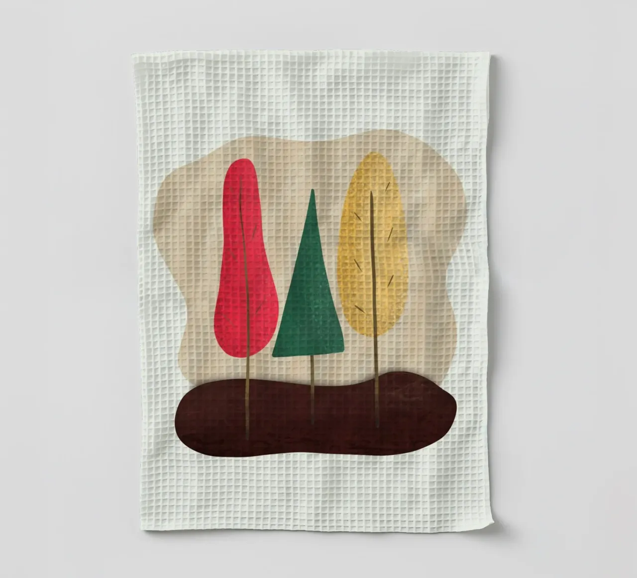 foglie d'autunno canovaccio da cucina da Bttn