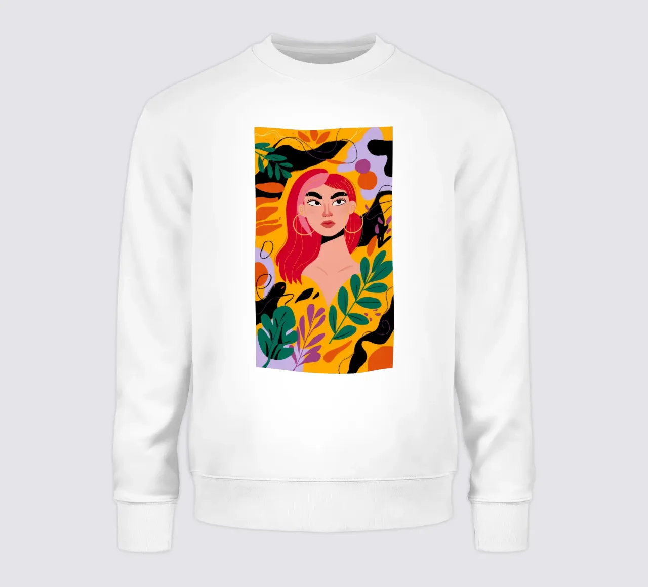 Muse aux cheveux de rubis sweat de Paez Harmony