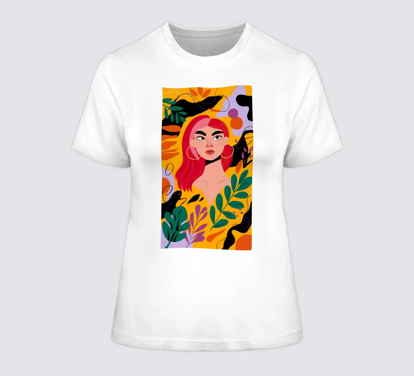 Ruby Haired Muse t-shirt da donna da Paez Harmony