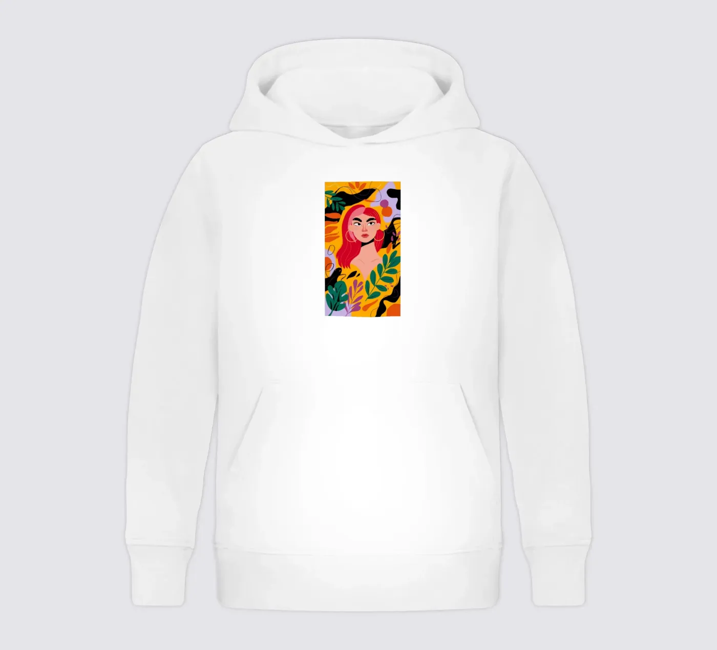 Ruby Haired Muse kinder hoodie van Paez Harmony