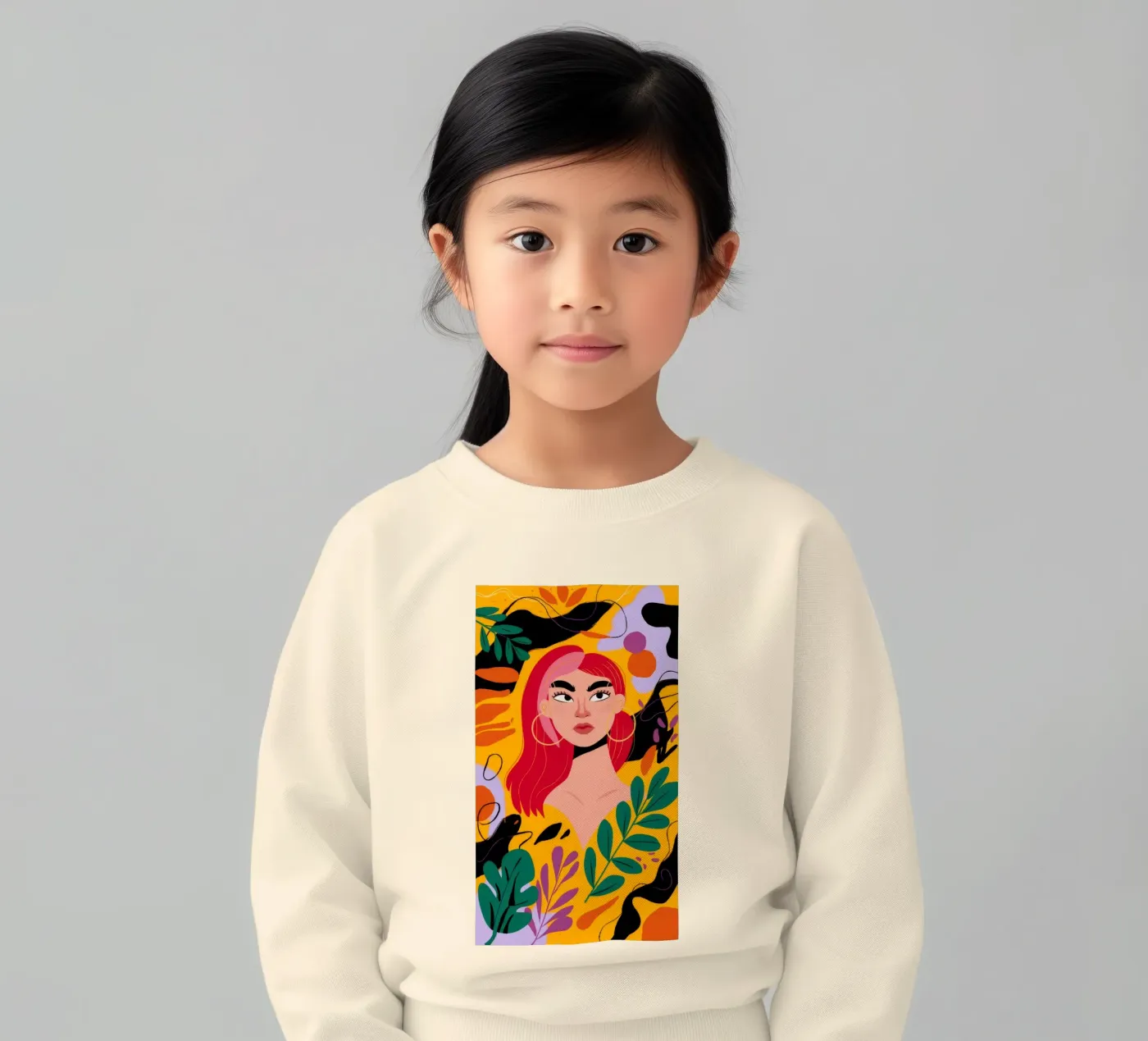 Ruby Haired Muse sweat enfant de Paez Harmony