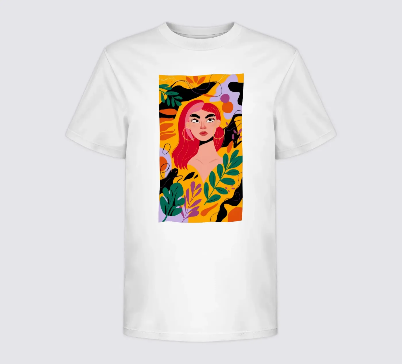 Ruby Haired Muse Kinder T-Shirt von Paez Harmony