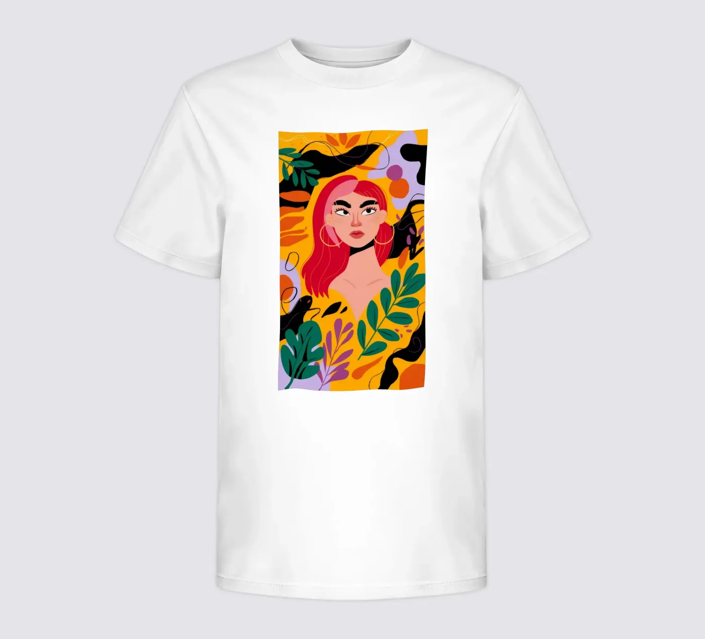 Ruby Haired Muse Kinder T-Shirt von Paez Harmony