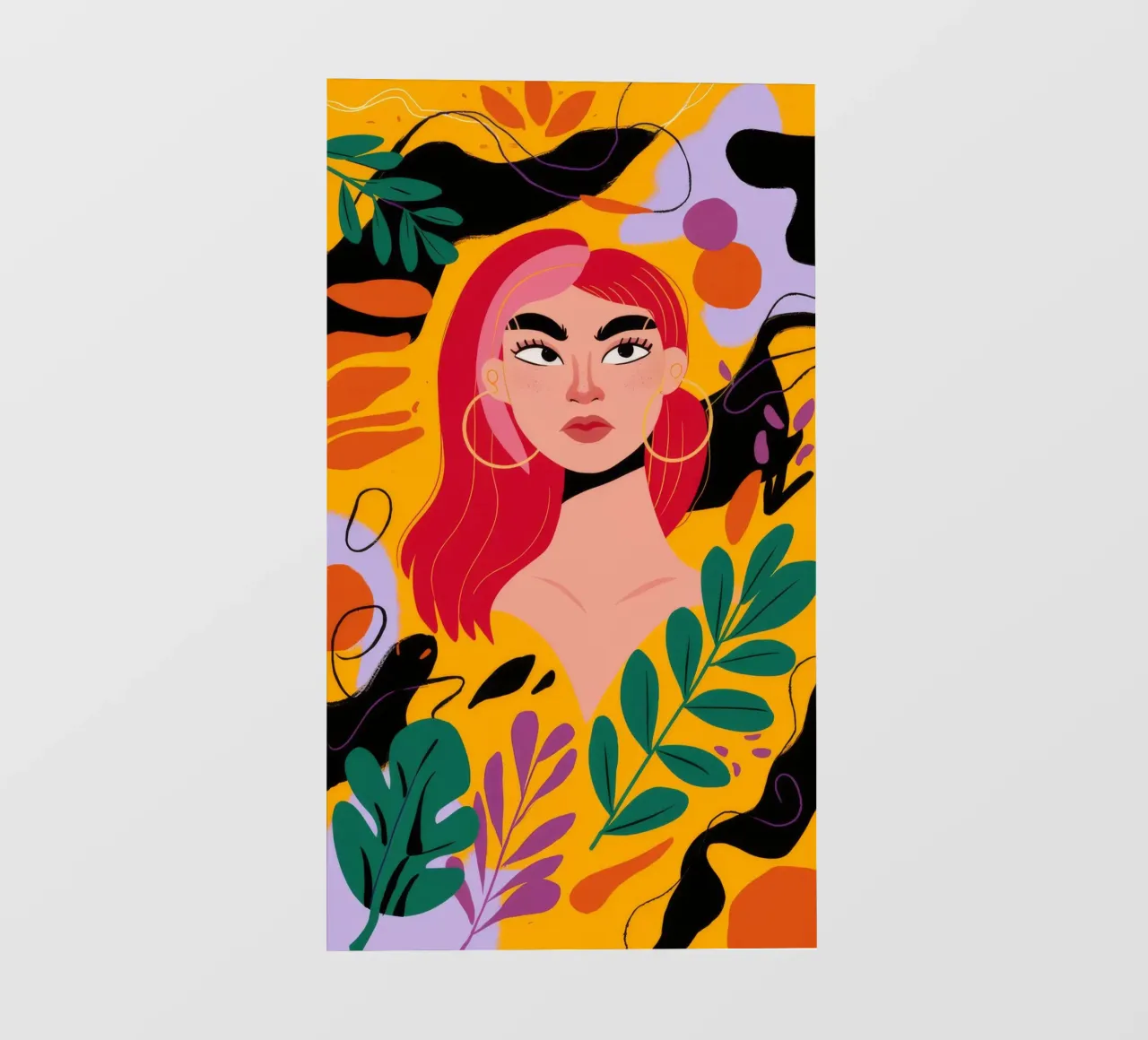 Ruby Haired Muse photo wallpaper by Paez Harmony