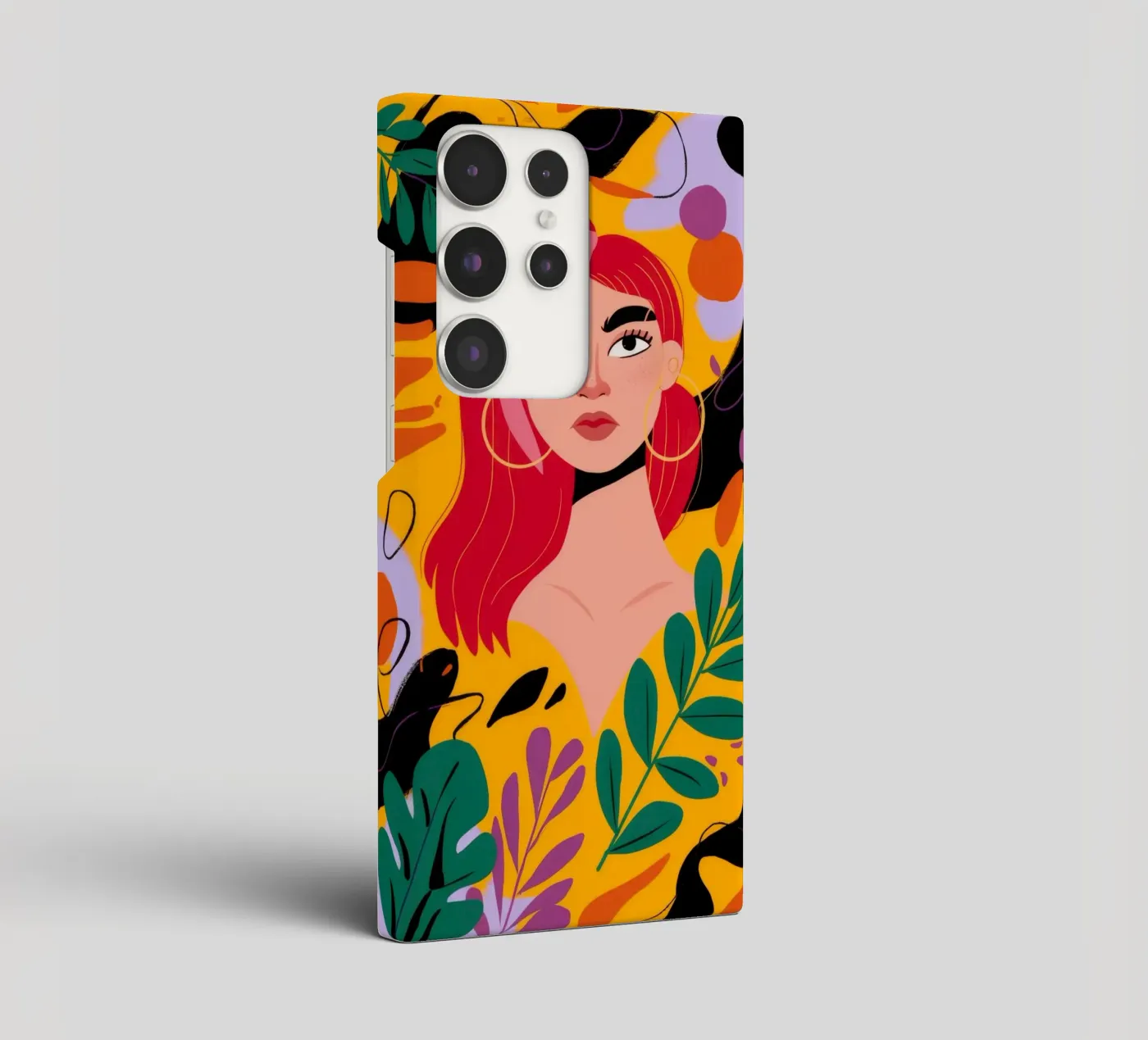 Ruby Haired Muse Samsung Hülle von Paez Harmony