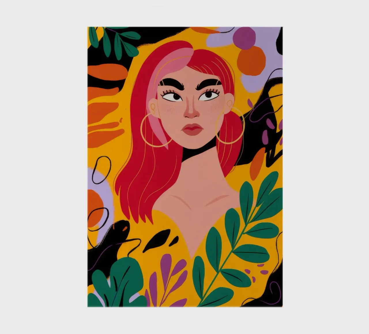 Ruby Haired Muse carnet de notes de Paez Harmony