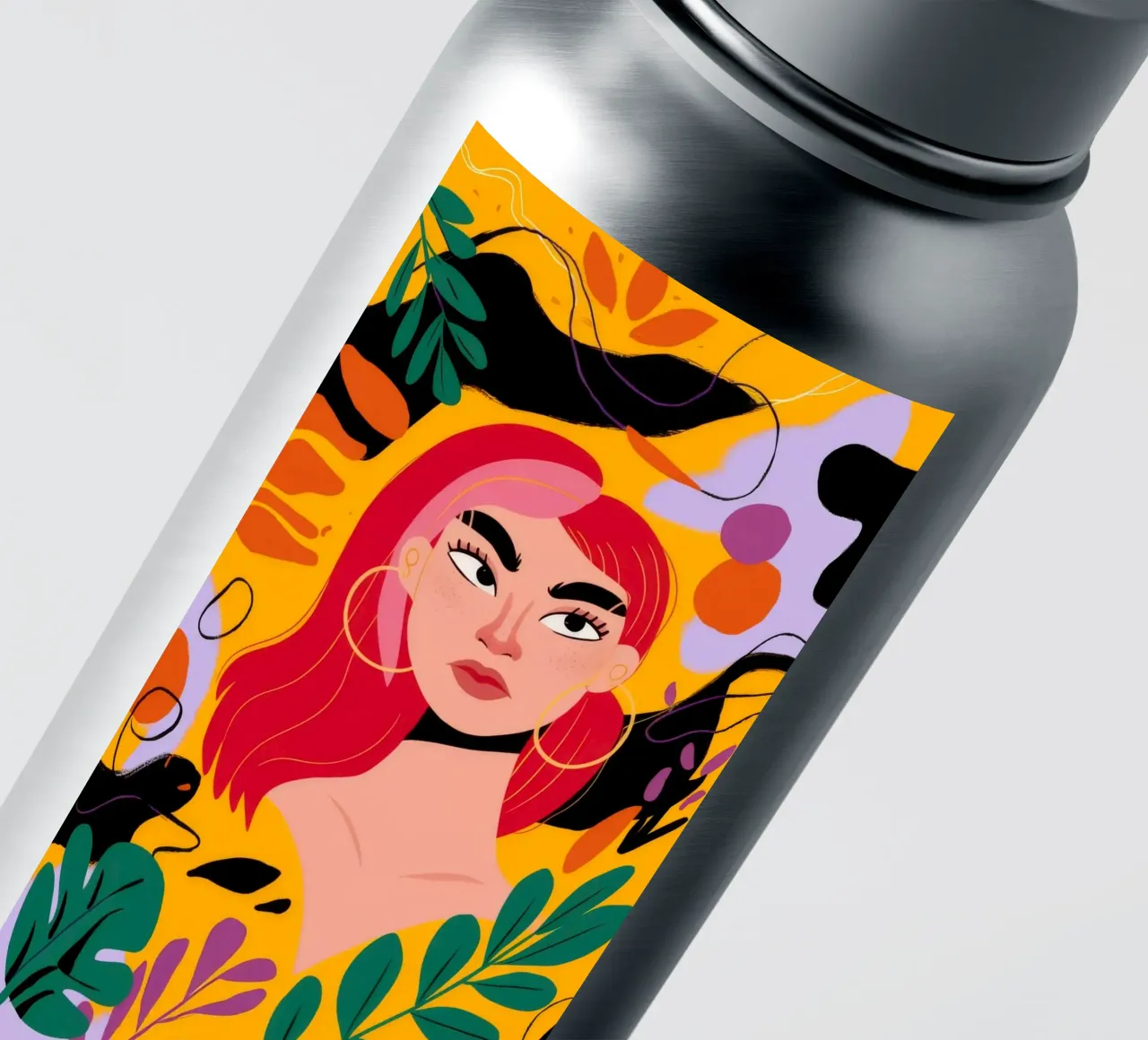 Ruby Haired Muse sticker by Paez Harmony