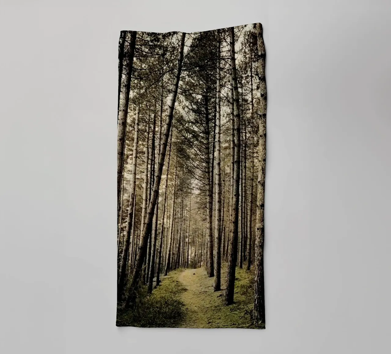 Pine Forest Photography towel by rapunsell