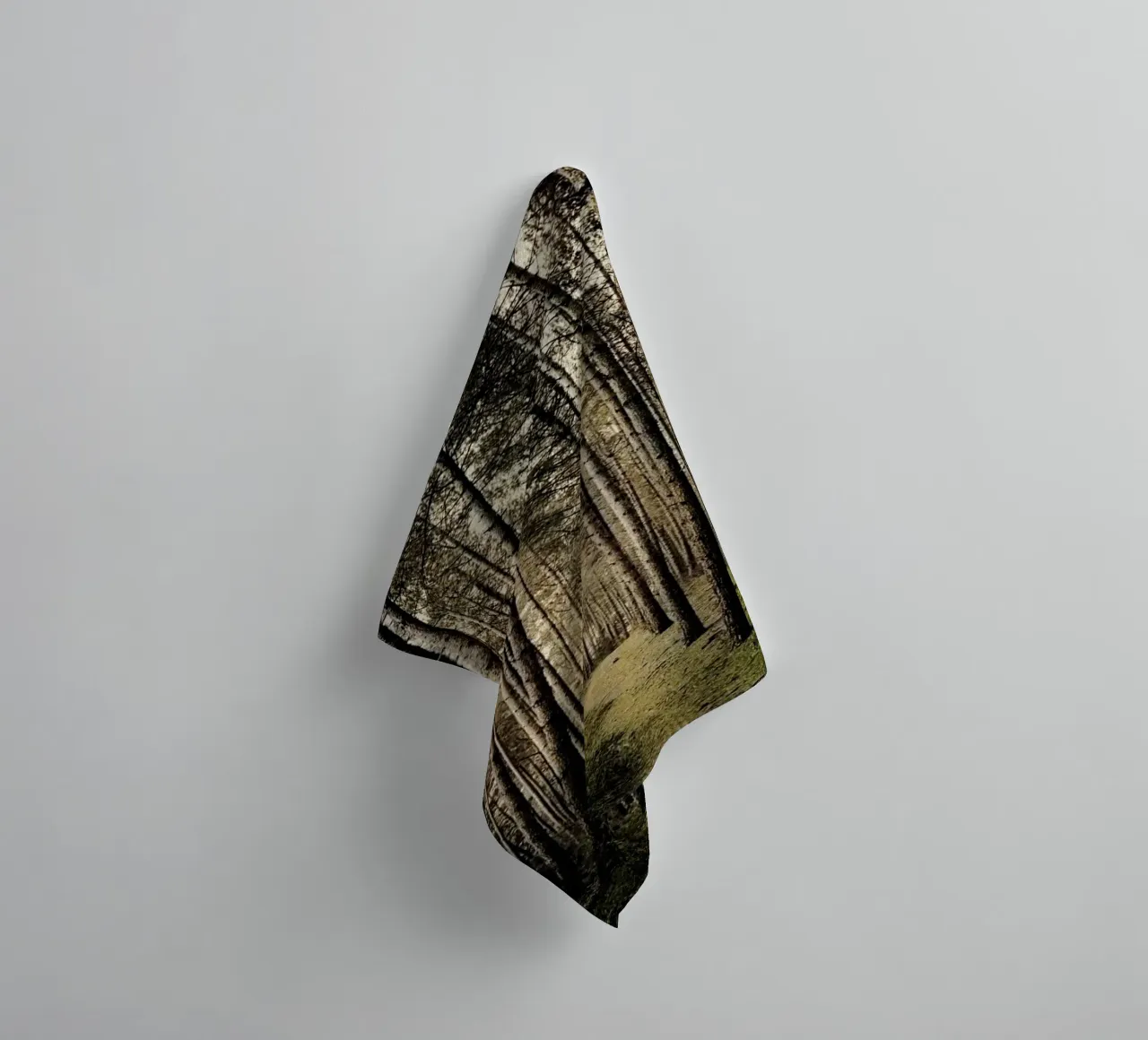 Pine Forest Photography towel by rapunsell