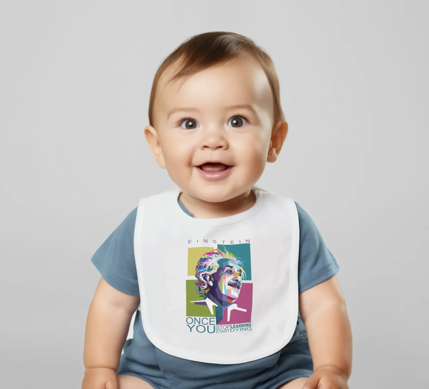 Einstein Quotes bavoir de Alkahfsmart