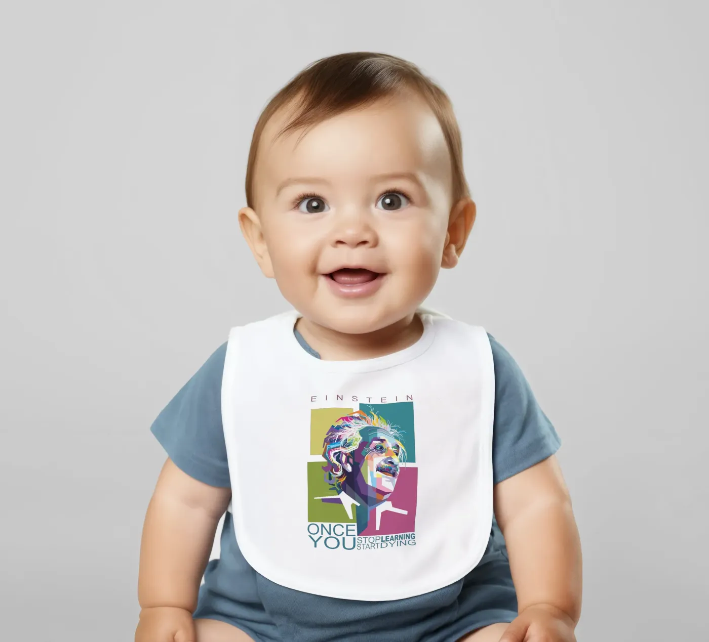 Einstein Quotes bavoir de Alkahfsmart