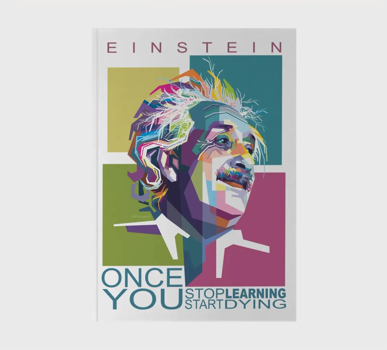 Einstein Quotes notebook by Alkahfsmart