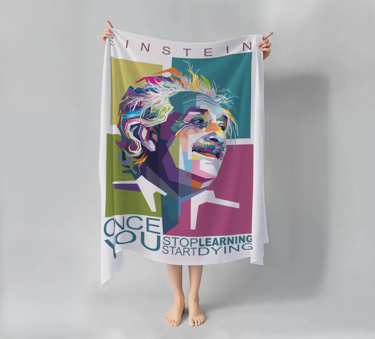 Citazioni di Einstein telo mare da Alkahfsmart