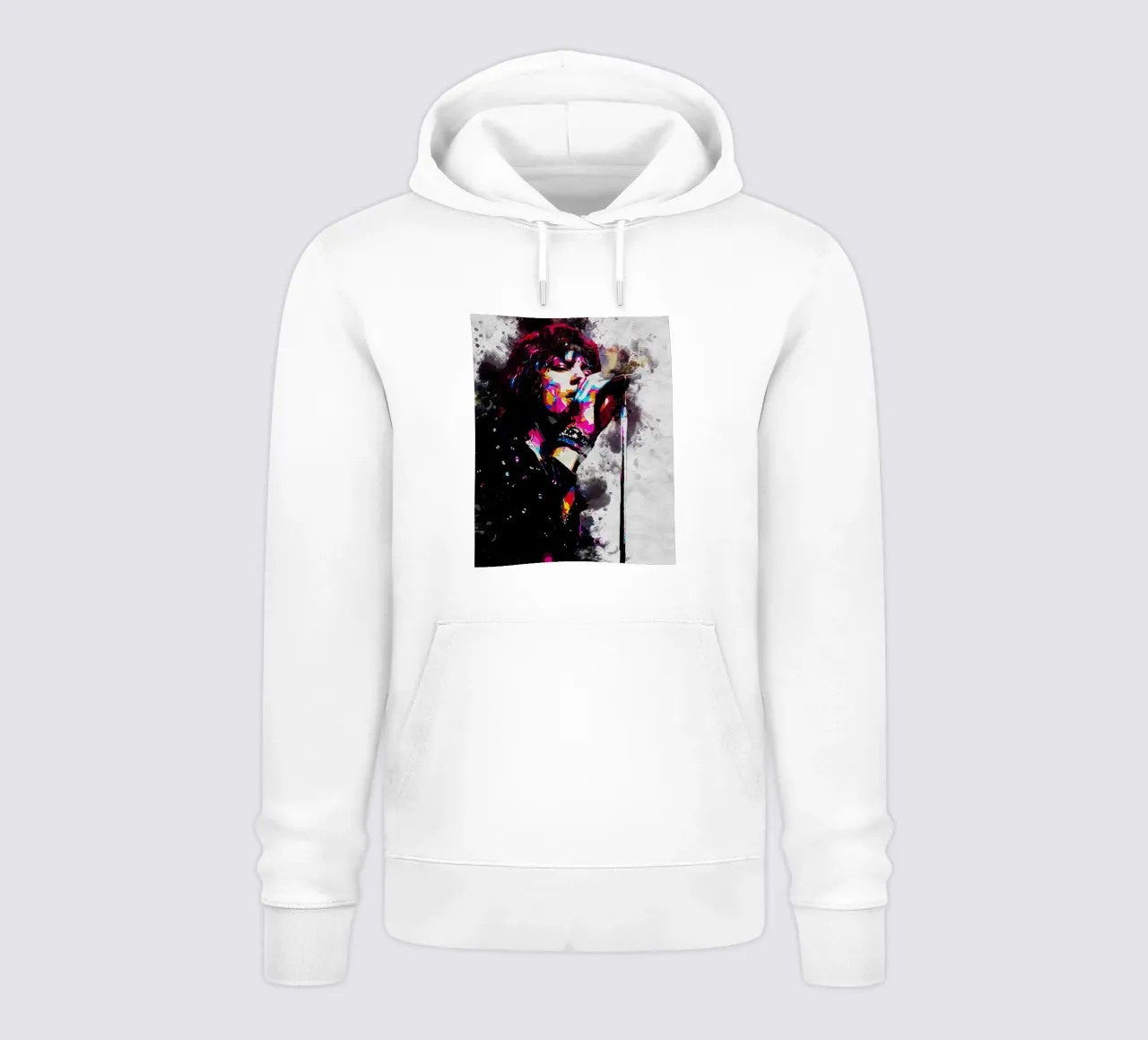 Mick Jagger WPAP SMUDGE felpa con cappuccio da neonartroom