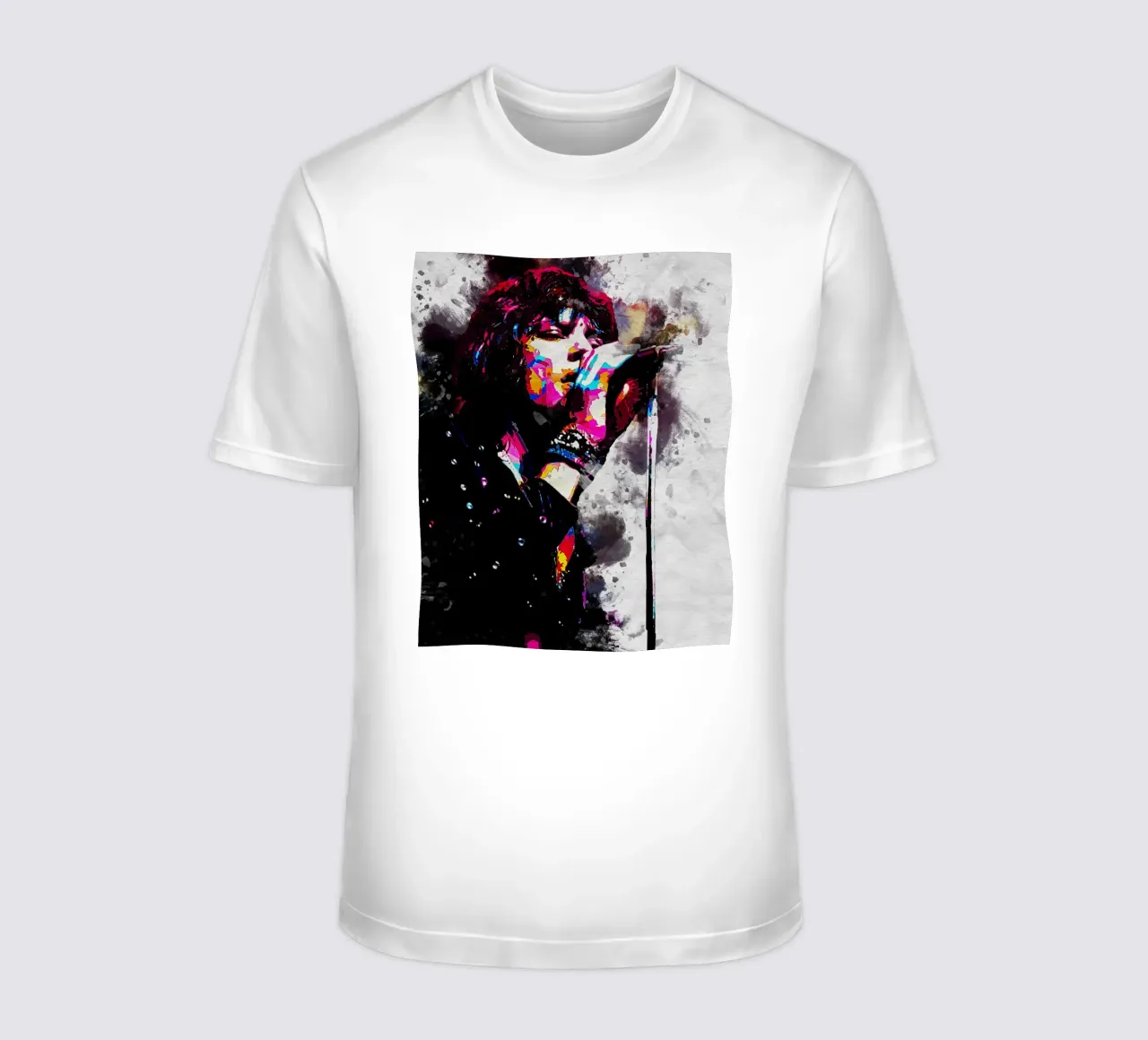 Mick Jagger WPAP SMUDGE t-shirt da neonartroom
