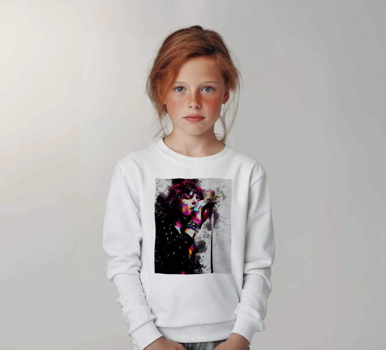 Mick Jagger WPAP SMUDGE felpa bambino da neonartroom