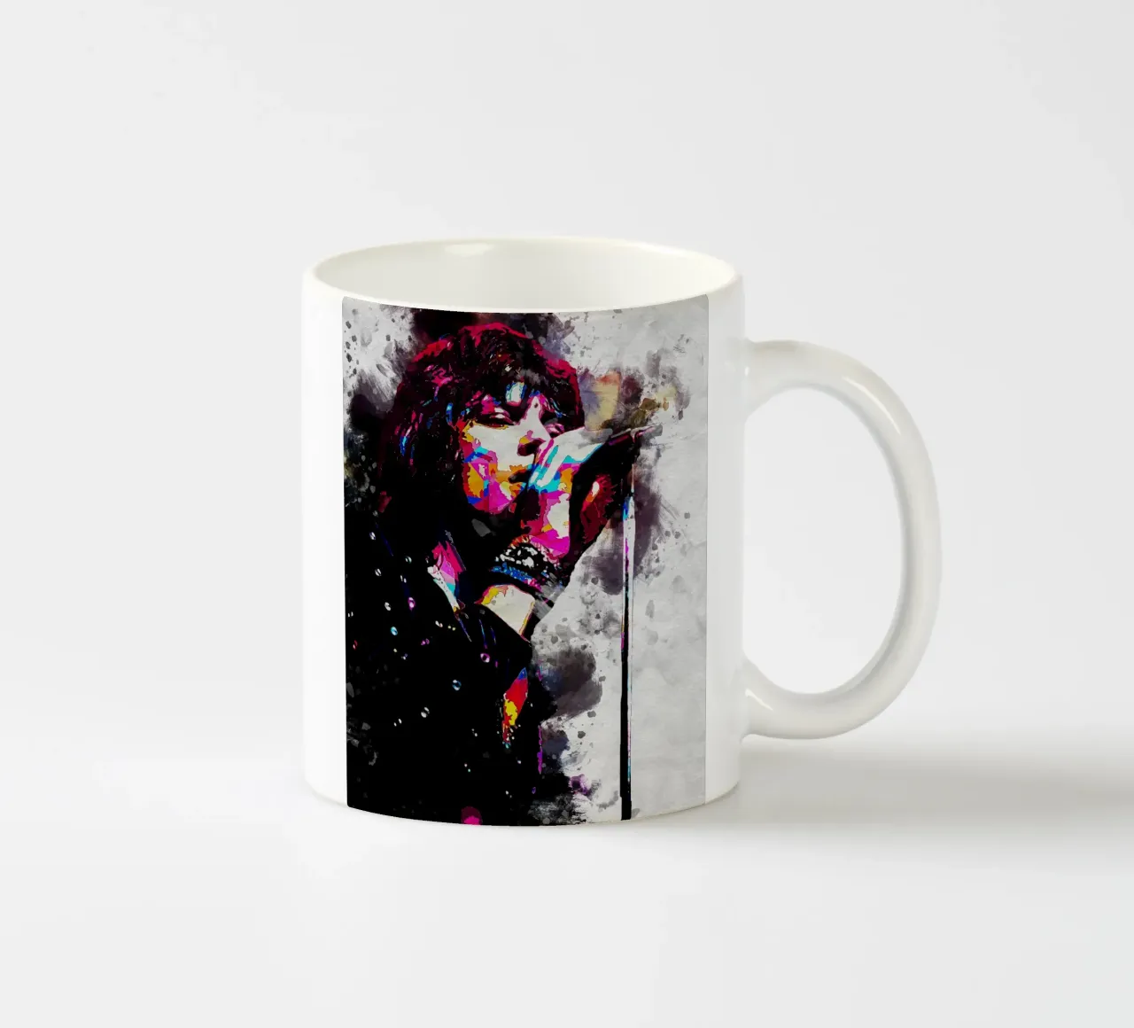 Mick Jagger WPAP SMUDGE tazza in ceramica da neonartroom