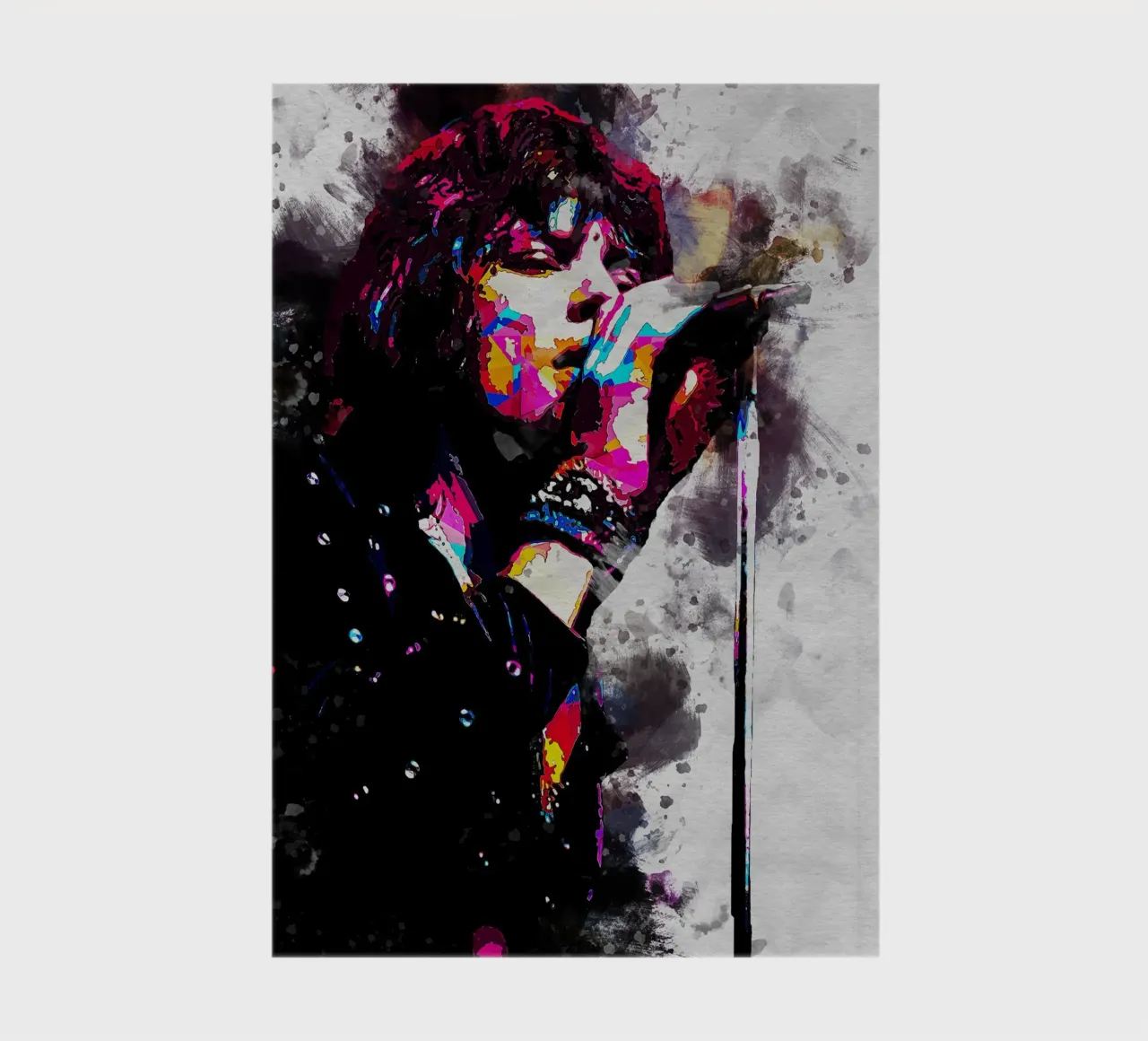 Mick Jagger WPAP SMUDGE notebook by neonartroom
