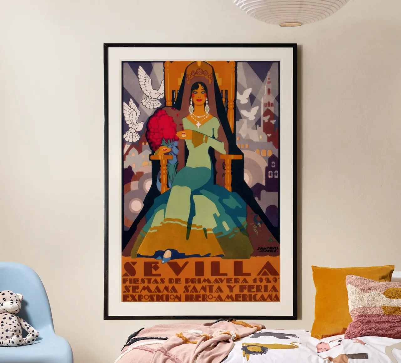 Spagna 1929 Fiera di Siviglia Pubblicità poster da Beauty wall