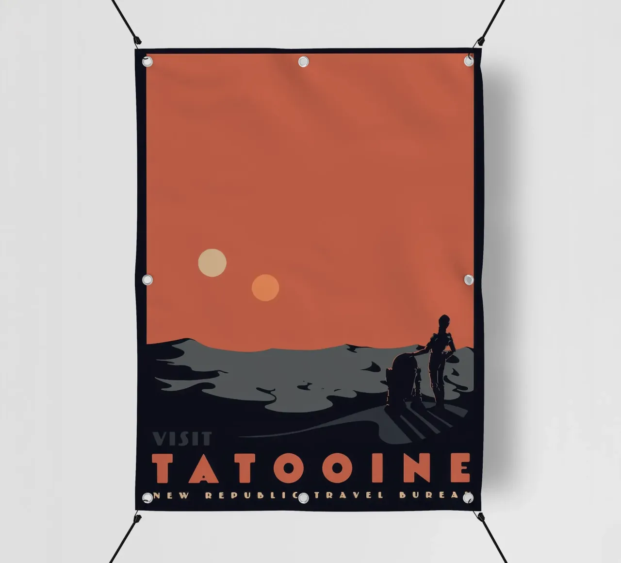 Visit Tatooine pvc cover by Beauty wall