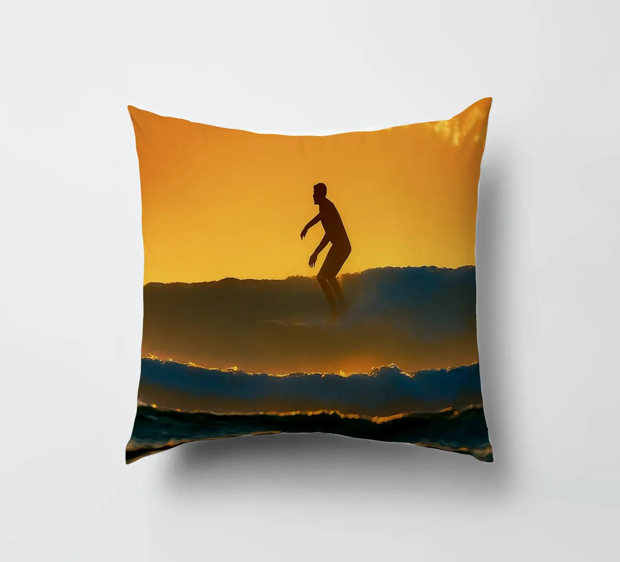 Surf Fine Art Photography decorative cushion by rapunsell